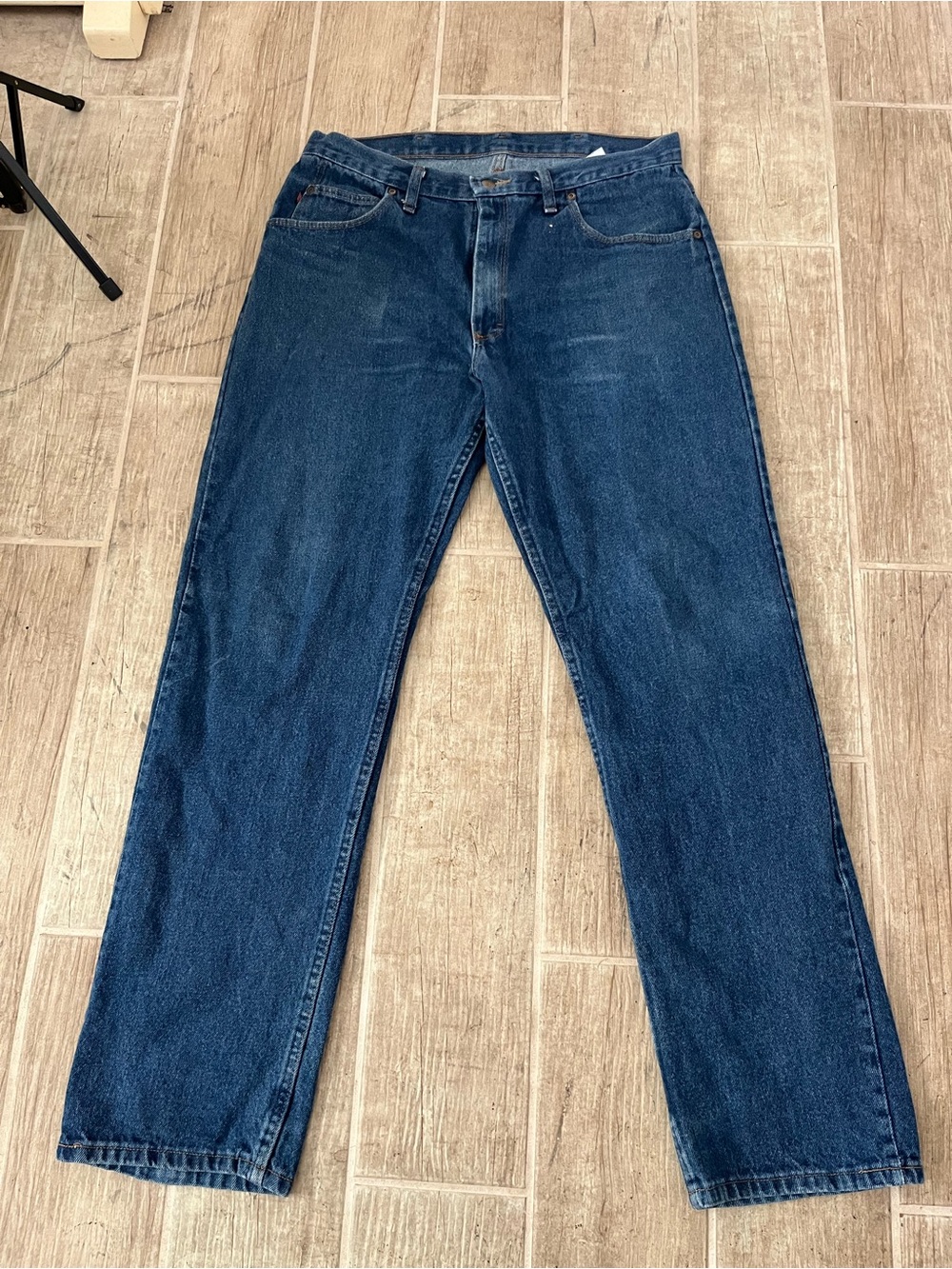Relaxed Fit Red Kap Men's Jeans in Deep Blue Denim size 36X34